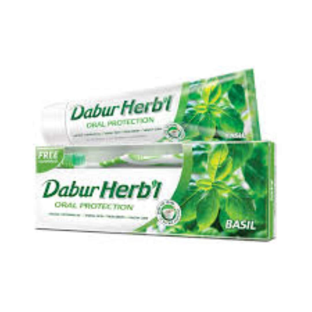 DABUR HERBAL TOOTHPASTE BASIL 150G
